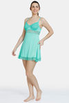 Zivame Beautiful Basic Knit Poly Babydoll - Florida Keys — thumbnail 4